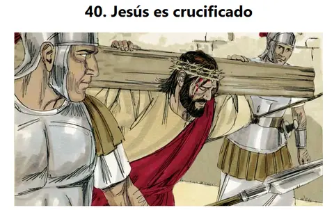Jesús es crucificado