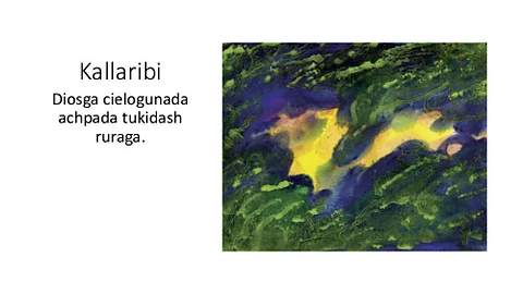 Diosga tukida ruraga.