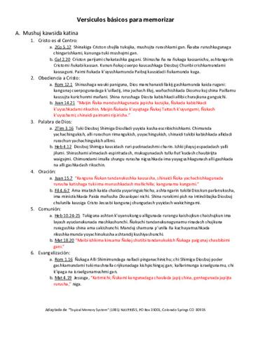 Versos para memorizar